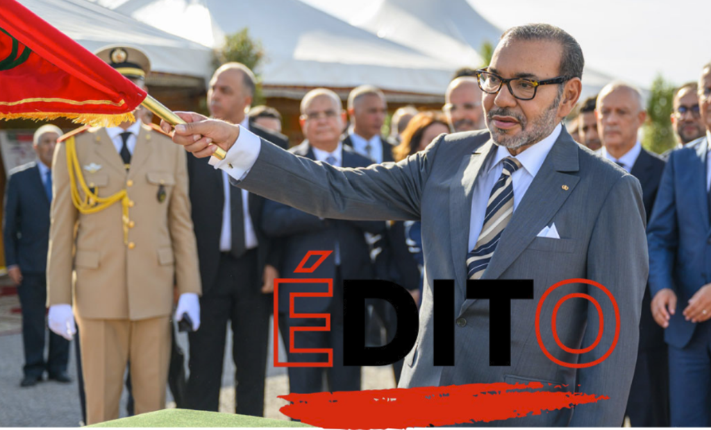 Mohammed VI, roi du TGV en carton