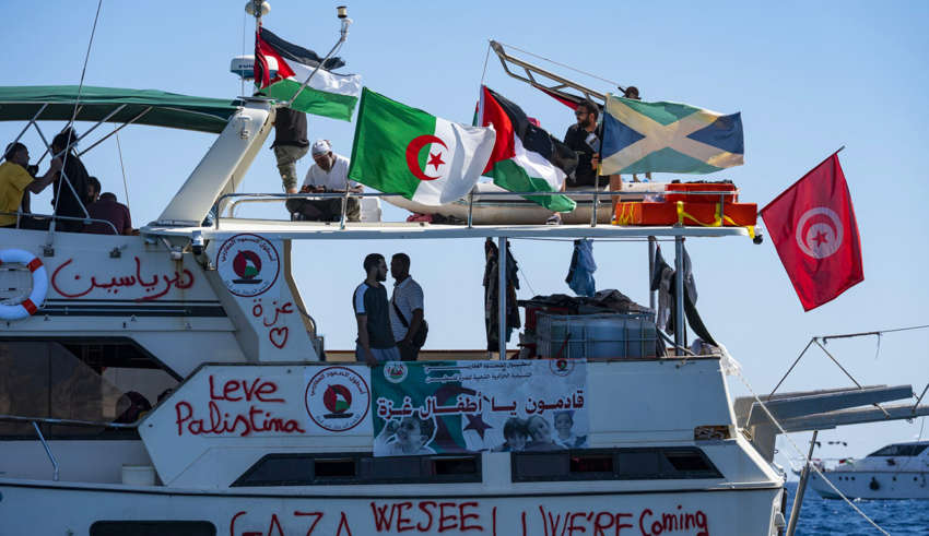 Apres moult manœuvres d’intimidation : La flottille Soumoud atteindrait aujourd’hui la côte ghazaouie