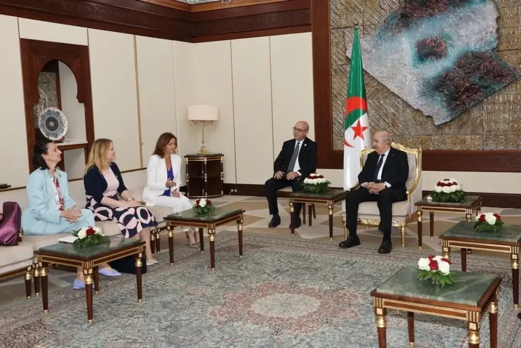 Le président de la République reçoit la vice-Première ministre de la République de Slovénie