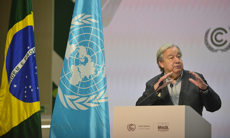 COP30, sauver la barre des 1,5 °C : Guterres somme les États d’«agir maintenant»