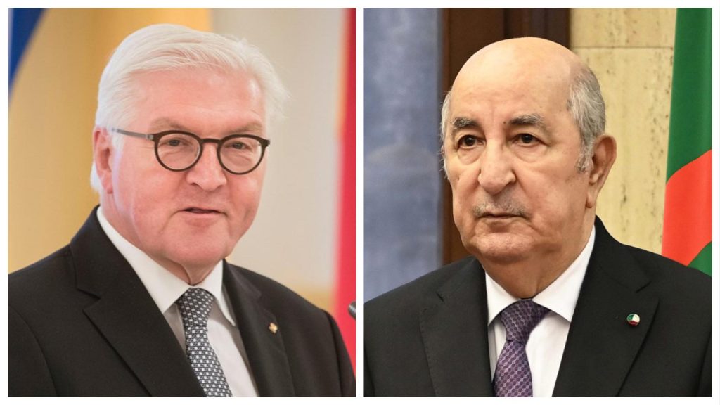 Le président de la République reçoit un message de remerciements de son homologue allemand