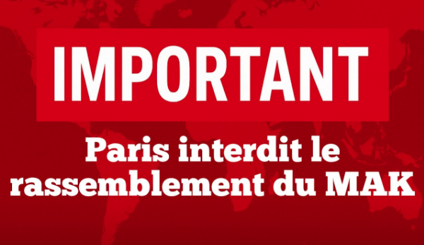 Commentaire/ La marche du «MAK» interdite: Le geste de Paris