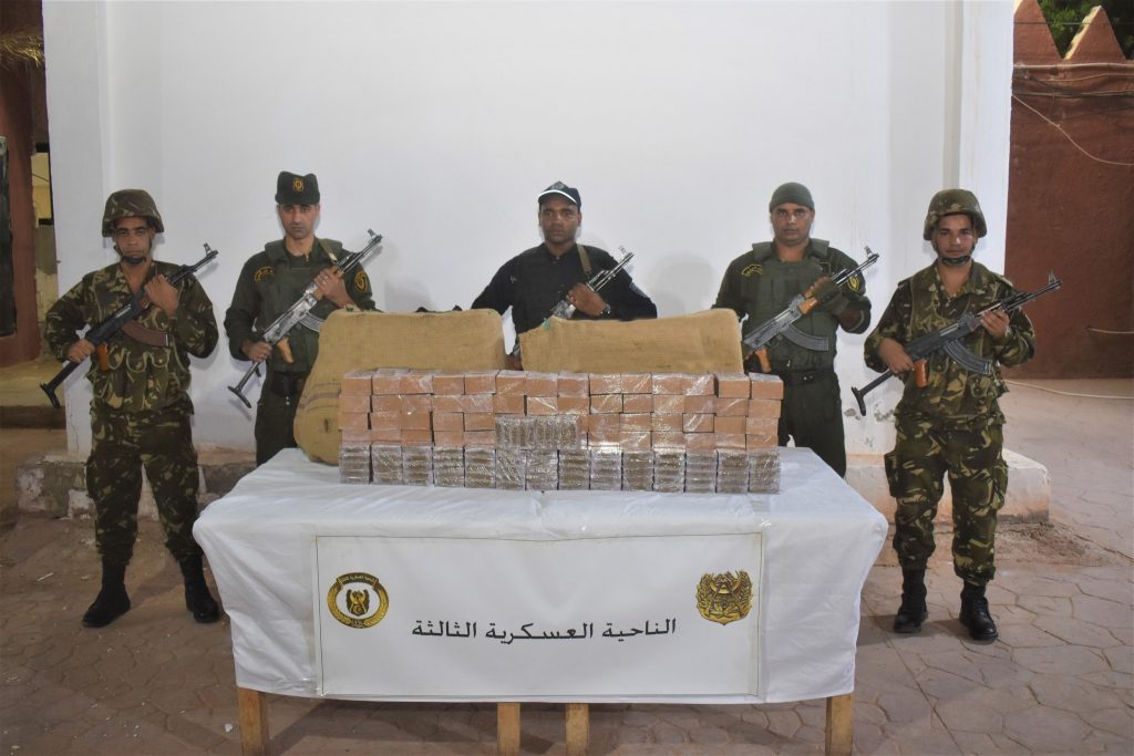 En provenance du Maroc : Plus de 4,5 quintaux de kif traité saisis par l’ANP en une semaine