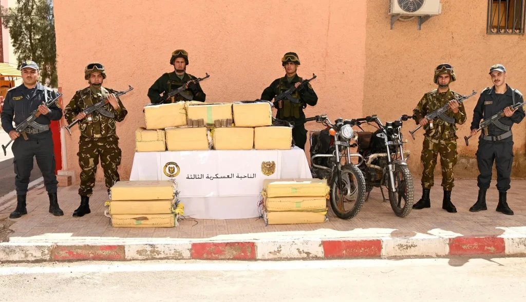 Des tentatives d’introduction de plus de 10 qx de kif traité déjouées à Adrar et Béchar