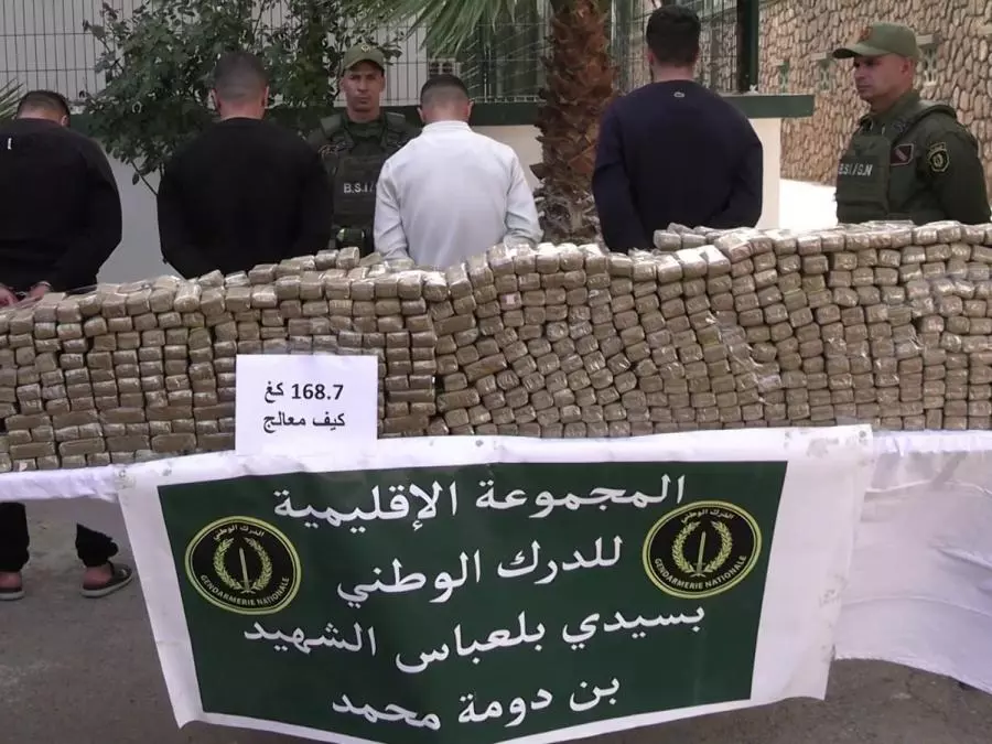 Plus d’un quintal de kif traité saisi à Sidi Bel-Abbès