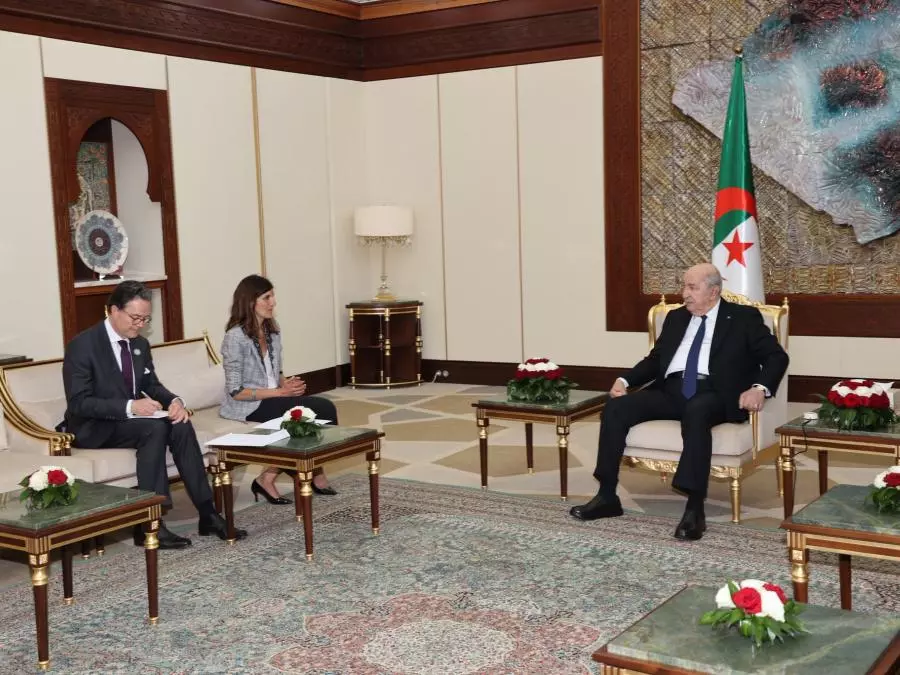 Le président de la République reçoit la ministre française déléguée aux Armées et Anciens combattants