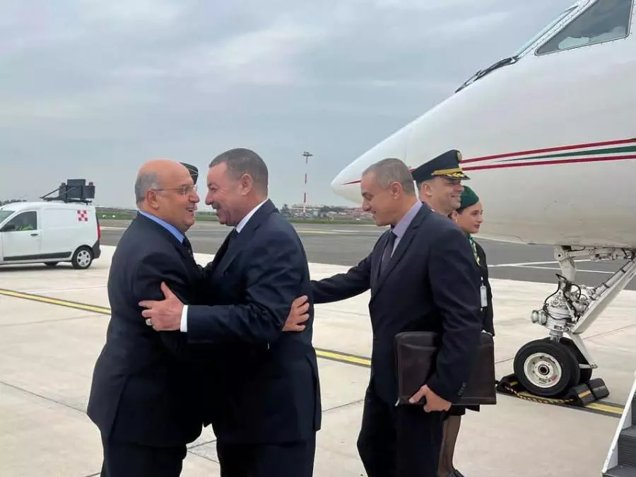 Saïd Sayoud à Rome pour une visite de travail en République italienne