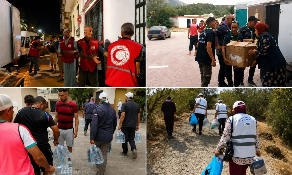 Incendies : Large élan de solidarité des Algériens avec les sinistrés